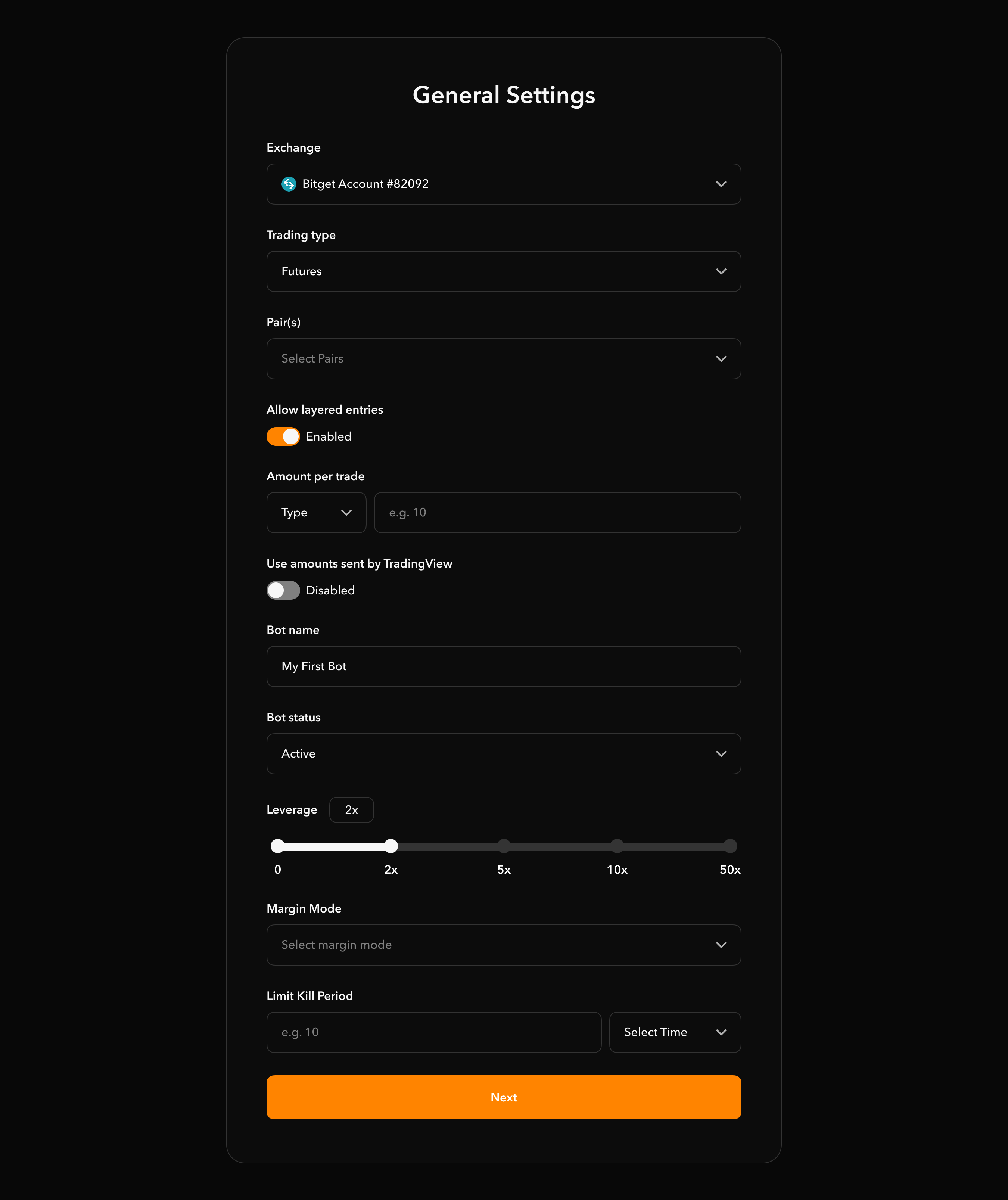 General Settings